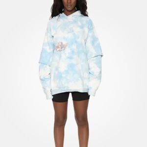 Boys lie tie dye hoodie ONE SIZE